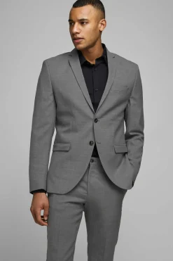 Jack & Jones Men'S Slim Fit Blazer Cinza