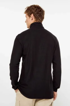 Champion Micropolar Meio Fecho-Eclair Preto Clearance