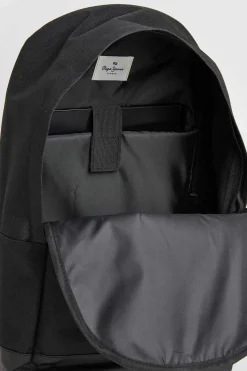 Pepe Jeans Mochila De Viagem Logo Estampado Preto Online