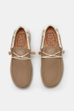 Dude Shoes Mokassins Wally Leinen Cinza Best