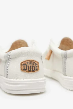 Dude Shoes Mokassins Wally Leinen Branco Sale