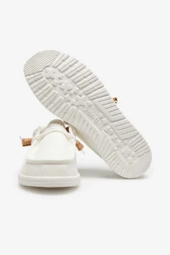 Dude Shoes Mokassins Wally Leinen Branco Sale