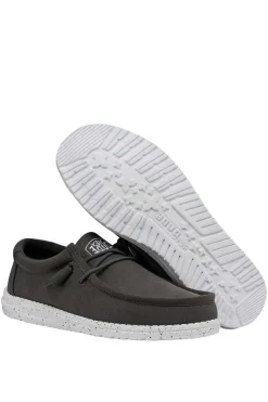 Dude Shoes Mokassins Wally Slub Mix Cinza Clearance