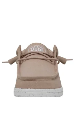 Dude Shoes Mokassins Wally Slub Bege Medio