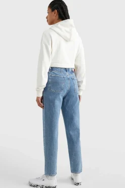 Tommy Jeans Calcas-Mom Jean De Cintura Subida E Tapered Fit