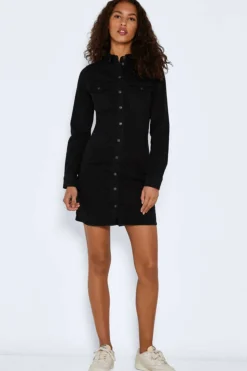 Noisy May Vestidos E Macacoes-Nmjoyl/S Dress Su033Bl Bg Noos