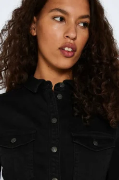 Noisy May Vestidos E Macacoes-Nmjoyl/S Dress Su033Bl Bg Noos