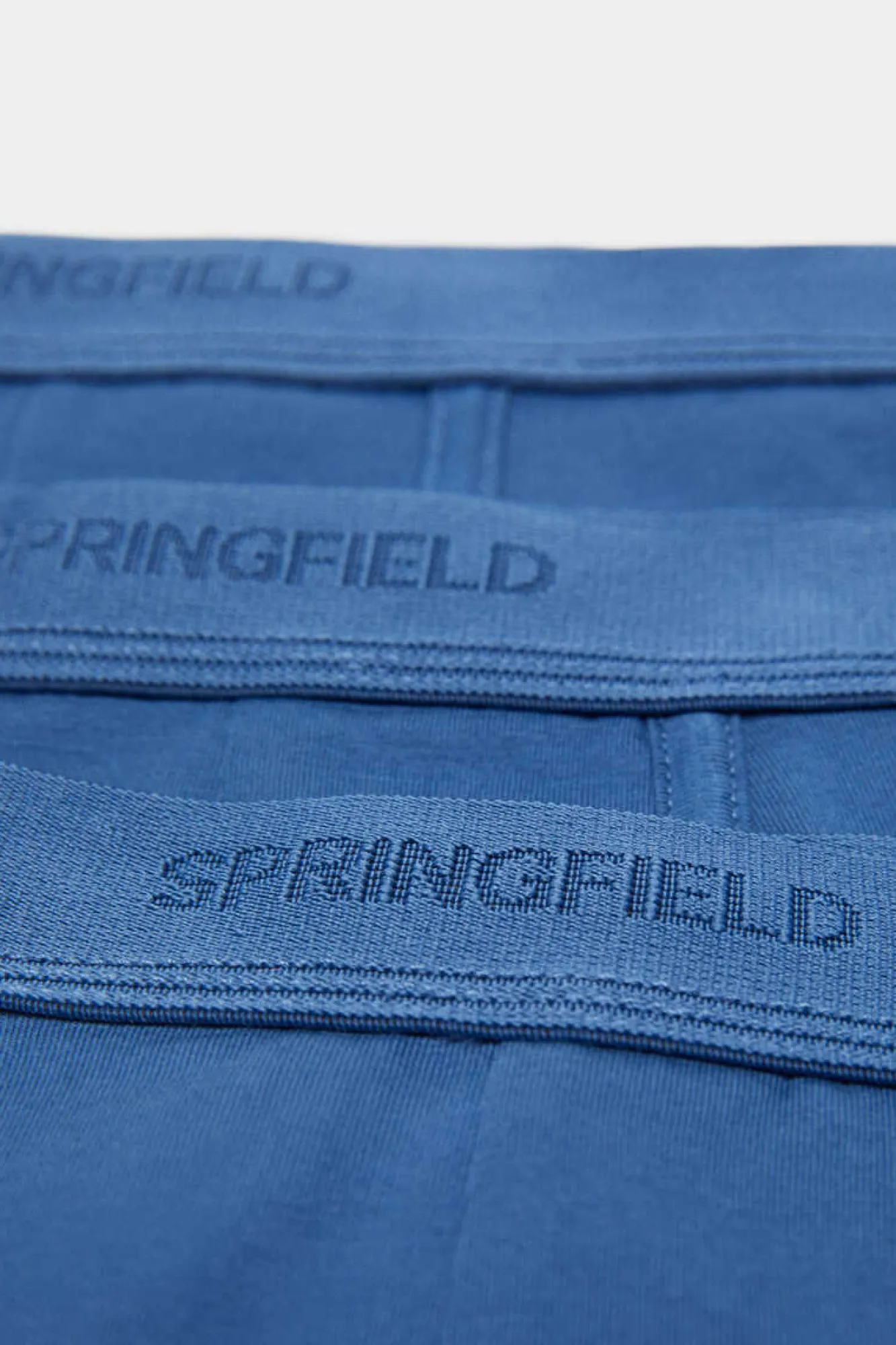 Springfield Pack 3 Boxers Basicos Algodao Azul Sale