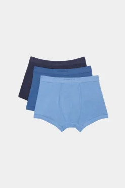 Springfield Pack 3 Boxers Basicos Algodao Azul Best