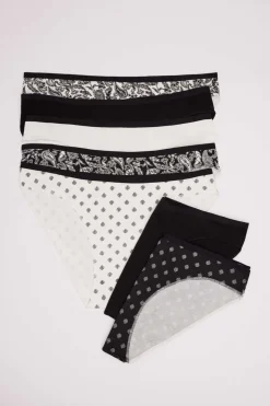 Women'secret Calcinhas-Pack 7 Cuecas Algodao Branco E