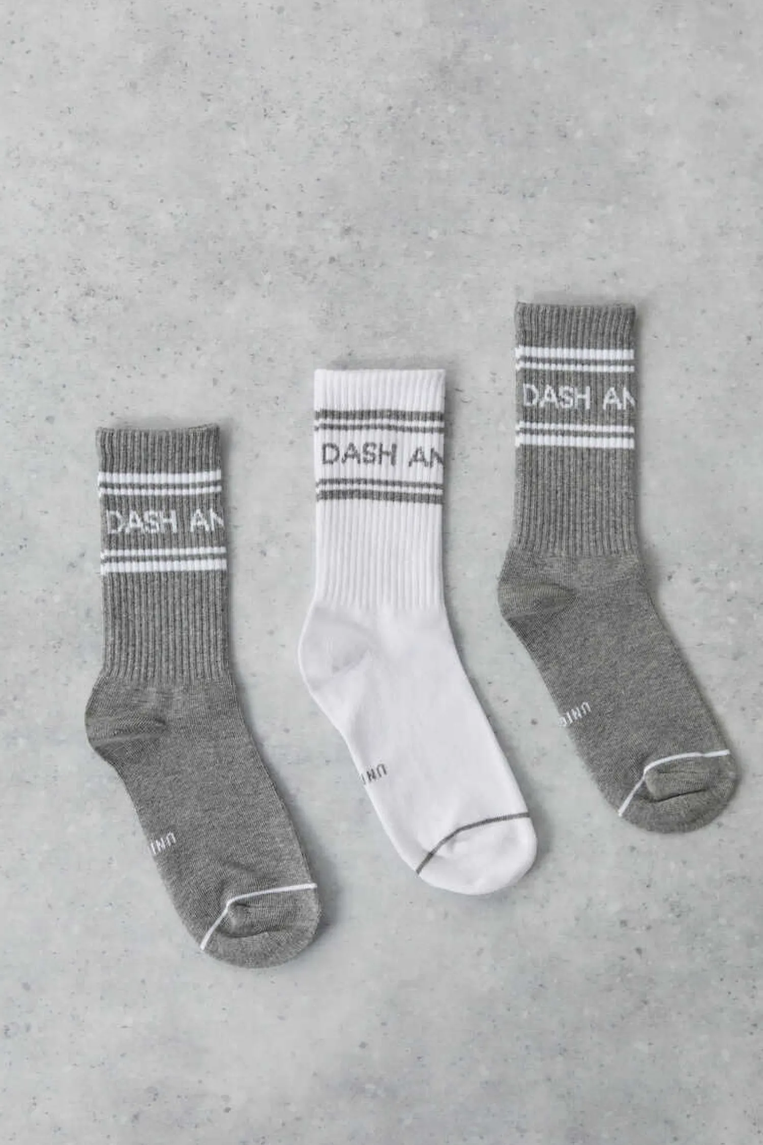 Dash and Stars Meias-Pack 3 Meias Altas Tecnicas Algodao