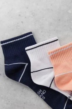 Dash and Stars Meias-Pack 3 Meias Curtas Algodao