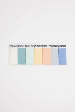 Women'secret Calcinhas-Pack 7 Tangas Algodao Logo