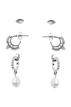 Pieces Bijuteria-Pack De 3 Pendientes