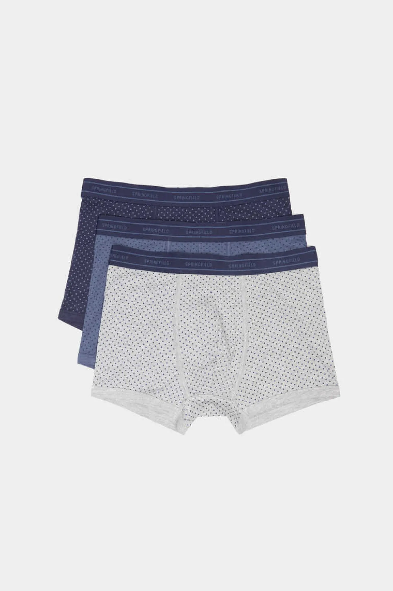 Springfield Pack Of 3 Essential Cotton Boxers Azul