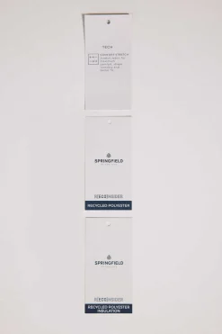 Springfield Parka De Efeito La Capuz Azul New