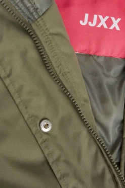 Jack & Jones Sobretudos E Parkas-Parka De Mulher Com Capuz E Cintura Ajustavel