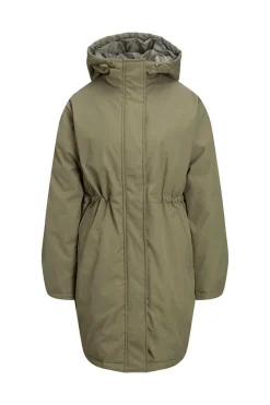 Jack & Jones Sobretudos E Parkas-Parka De Mulher Com Capuz E Cintura Ajustavel