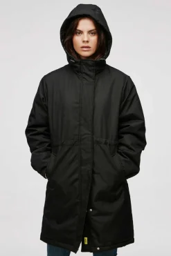 Jack & Jones Sobretudos E Parkas-Parka De Mulher Com Capuz E Cintura Ajustavel