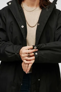 Jack & Jones Sobretudos E Parkas-Parka De Mulher Com Capuz E Cintura Ajustavel