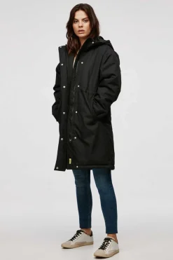 Jack & Jones Sobretudos E Parkas-Parka De Mulher Com Capuz E Cintura Ajustavel