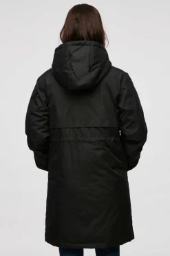 Jack & Jones Sobretudos E Parkas-Parka De Mulher Com Capuz E Cintura Ajustavel