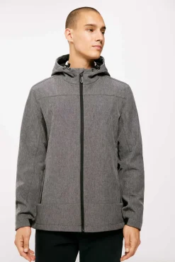 Springfield Parka Tecnica Shoftshell Cinza New