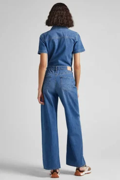Pepe Jeans Dungareesnew-Peto Largo Vaquero De Manga Corta