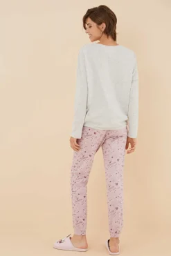 Women'secret Pijamas-Pijama 100% Algodao Snoopy & Cia