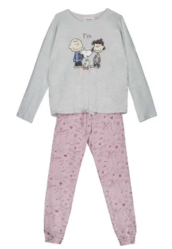 Women'secret Pijamas-Pijama 100% Algodao Snoopy & Cia