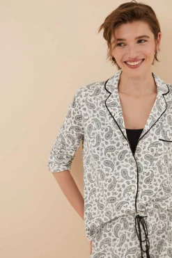 Women'secret Pijamas-Pijama Camiseiro 100% Algodao Boho