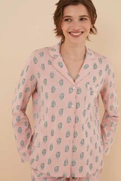 Women'secret Pijamas-Pijama Camiseiro 100% Algodao Boho