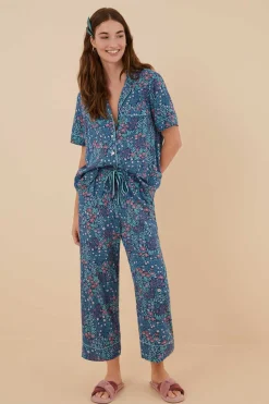 Women'secret Pijamas-Pijama Camiseiro Capri Com Estampado De Moniquilla Em