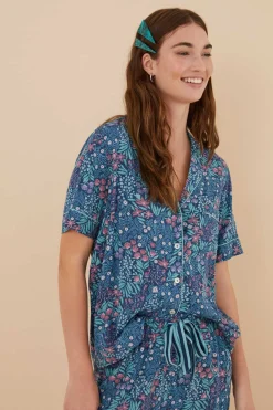 Women'secret Pijamas-Pijama Camiseiro Capri Com Estampado De Moniquilla Em