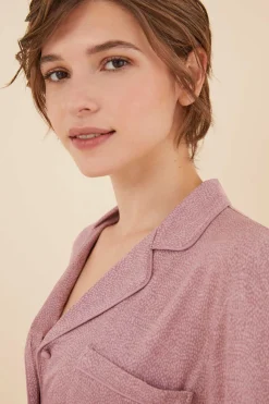 Women'secret Pijamas-Pijama Camiseiro Viscose Suave