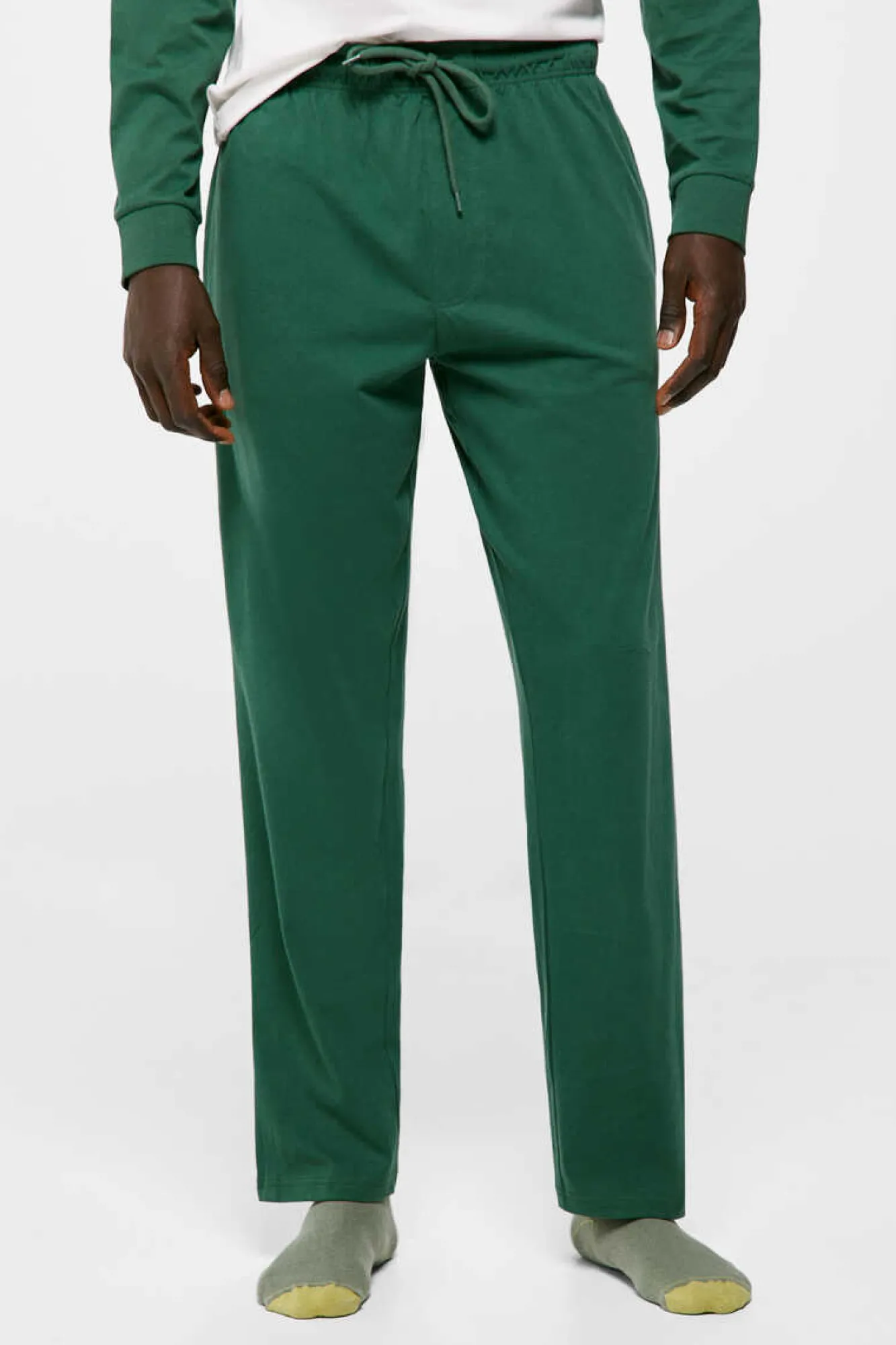 Springfield Pijama Comprido Algodao Pancake Verde Online