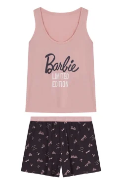 Women'secret Pijamas-Pijama Curto Algodao Da Barbie