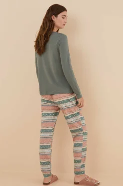 Women'secret Pijamas-Pijama De 100% Algodao Do Snoopy Em