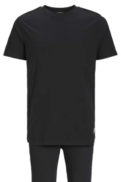 Jack & Jones Pijama De Manga Curta E Calcas Compridas Preto New