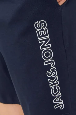 Jack & Jones Pijama De Manga Curta E Calcas Curtas Branco Discount