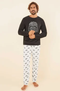 Women'secret Pijama Polar Comprido Star Wars Para Homem Preto Outlet