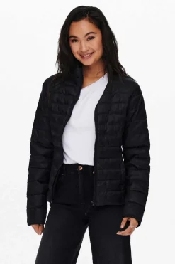 Only Blusoes E Casacos-Plumifero Acolchado De Manga Larga