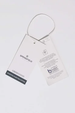 Springfield Polo Basico Pique Slim Castanho Outlet