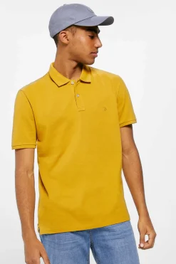 Springfield Polo Basico Pique Slim Amarelo Clearance