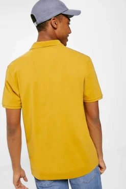 Springfield Polo Basico Pique Slim Amarelo Clearance