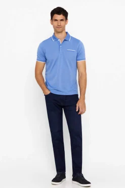 Cortefiel Polo Coolmax Fresh ® Azul Clearance