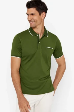 Cortefiel Polo Coolmax Fresh ® Verde Outlet