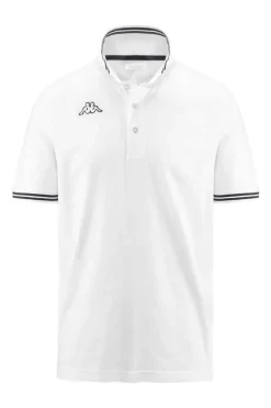 Kappa Polo Logo Branco Clearance