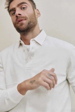 Ooto Polo Manga Comprida Tostado Sale