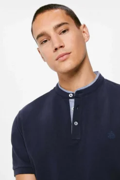 Springfield Polo Mao Slim Azul Online